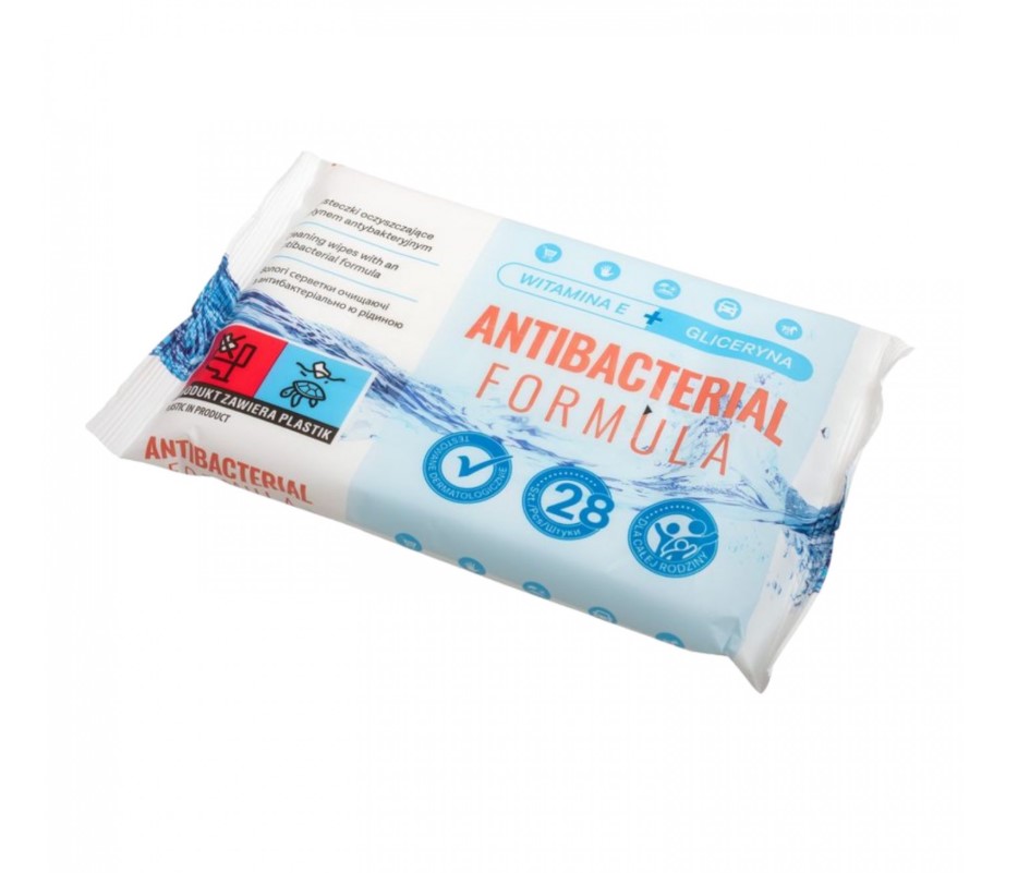 Șervețele umede antibacteriene 28pcs - Imagine 2